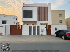 For sale: villa in Al Zahia Ajman, two floors + roof, 5 bedrooms, majlis, living room, maid's ro