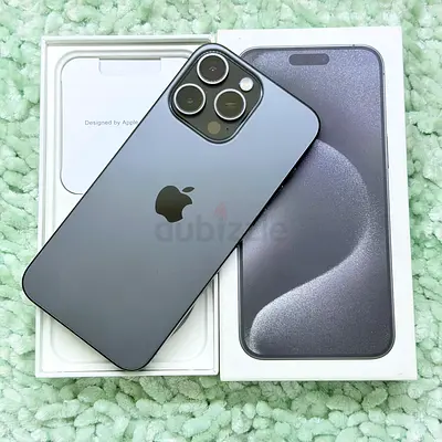 IPHONE 15 PRO MAX 256GB STORAGE BLACK TITANIUM