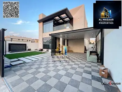 Villa for sale in the heart of Ajman, Al Muwaihat 2, near services, ready to move in, freehold ownership for all nationalities