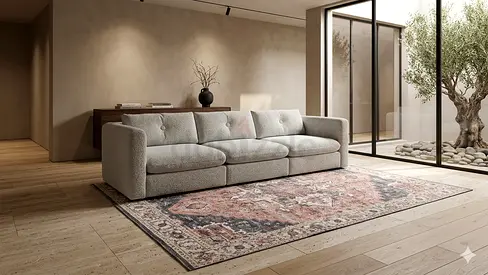 Crate Barral three seater sofa