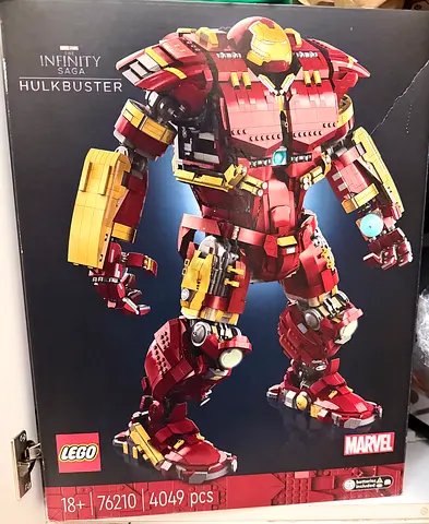 LEGO Marvel Hulkbuster (76210) — Full Set, brand new original price 2599 asking for 1500