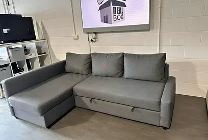 IKEA Friheten Sofa Cumbed
 Grey L-shaped Sofa with Storage - Good Condition
