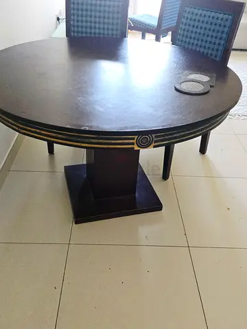 heavy dining table.