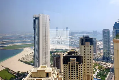 High Floor| 4BR plus Maids | High Floor | Sea View
