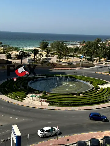 Three bedroom apartment Ajman Corniche 66000 AED full sea view free AC and parking maid room