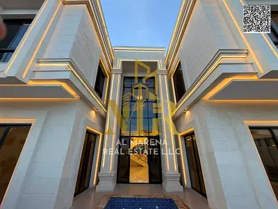 A three-story corner villa in Al-Sambah, with a price including registration fees, in one of Ajman's most prestigious areas. Freehold ownership availa