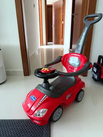 Red Push Ride-On Car with Parent Handle