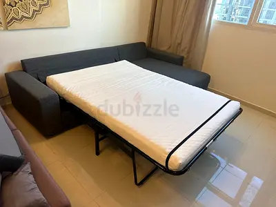 Ikea vimle L shape sofa bed with mattress