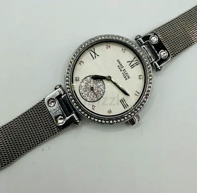 Anne Klein New York silver-tone mesh ladies watch