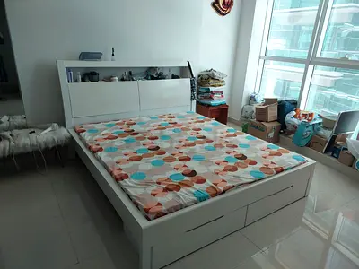 Double Bed with Medicated Maitress for sale