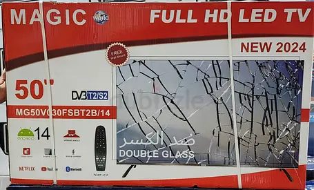 50 Magic Full HD LED TV (Model MG50V030FSBT2B) - New 2024, Unused in Box