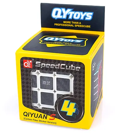 QiYiuan 4x4 SpeedCube (Carbon Fiber Sticker Version) - New in Box