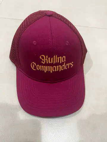 Maroon kullna Commanders Mesh Back Baseball Cap - New Condition
