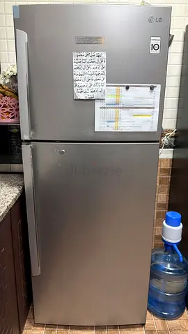 LG Top Freezer Refrigerator - Silver, Good Working Condition