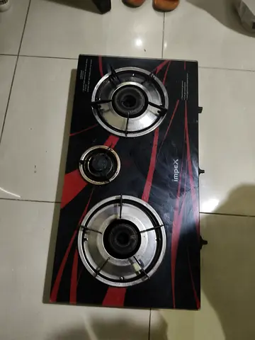 3 burner gas stove