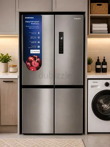 Samsung 4-Door Side-by-Side Refrigerator - Stainless Steel (Large Capacity)
