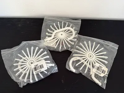 3 Rotating Tie, Scarf And Belt Rack Hangers With 20 Hooks