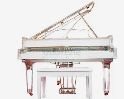 Steiner HG-168A Crystal Grand Piano With Self-Play - White