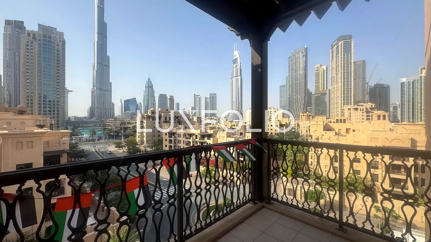 Burj & Fountain View | 3 + Maid | Vacant