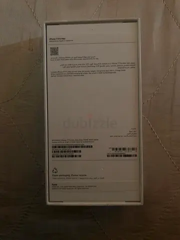 I phone 17 pro max Deep Blue 256GB
