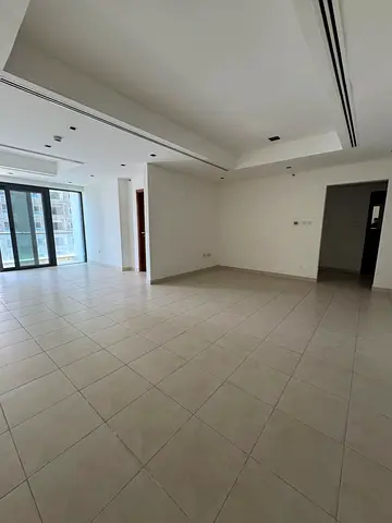 The finest and most beautiful two-bedroom apartment for annual rent in Al Mamzar | 3 bathrooms | Sea view | Free air conditioning | Free gym and swimm