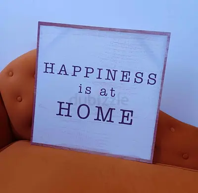 Happiness Is At Home Wooden  Wall Sign - Rustic Home Decor60*60cm