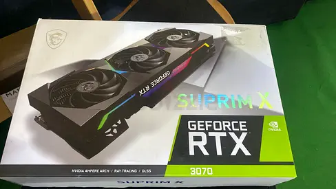 MSI GeForce RTX 3070 SUPRIM X (boxed) - Excellent Condition 8gb
