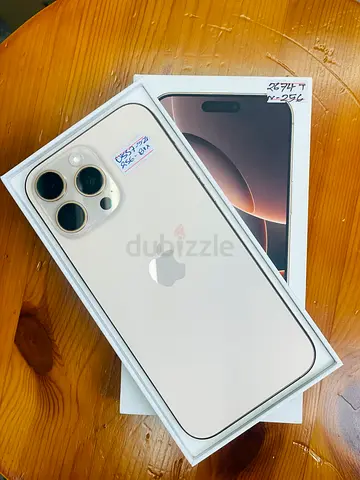 iPhone 16 pro max 256gb with box