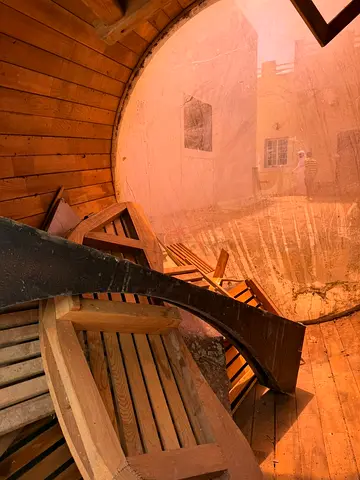 Large Round Wooden Sauna/Barrel Structure Panels - Solid Wood Pieces