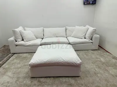 Perfect condition marina home Luscious sofa with footstool