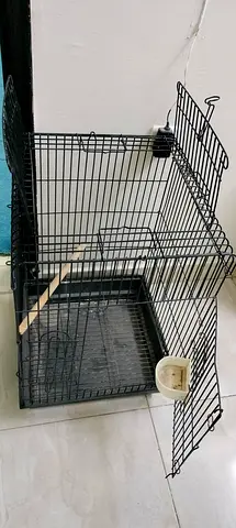 Heavy duty parrot cage