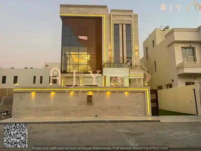 For sale: villa in Al Alia Ajman, strategic location, land area 4300 sq ft, built up 4800 sq ft, 6 luxurious bedrooms, spacious living areas, elegant