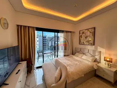 LOVEST PRICE IN MARKET COME AND RENT IT THIS NICELY FURNISHED STUDIO WITH BALCONY IN AZIZI RIVIERA 59 TOWER