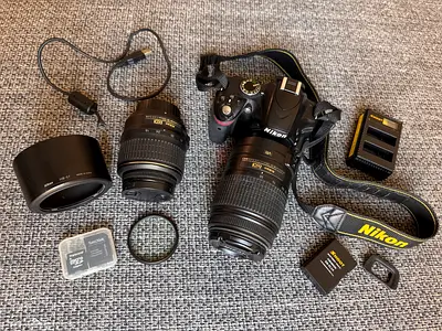 Nikon D3200 DSLR Camera with Accessories