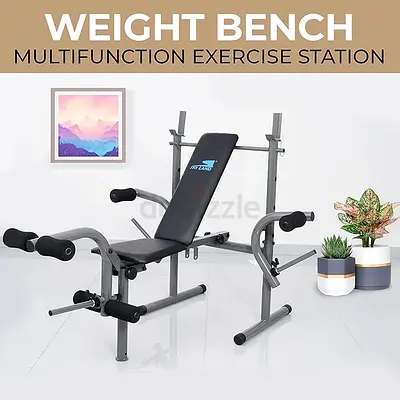 SKY LAND Multi-Function Weight Bench Gym bench For Home Bench Press Exercises (Weights not included)