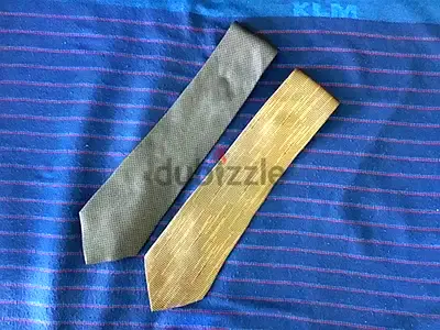 2 Original DKNY by DONNA KARAN Classic Silk Ties