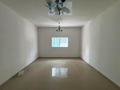 Beautiful 1BR in Al Taawun, no deposit, spacious with balcony, open view, central AC, near D2D, direct Dubai exit, prime location.