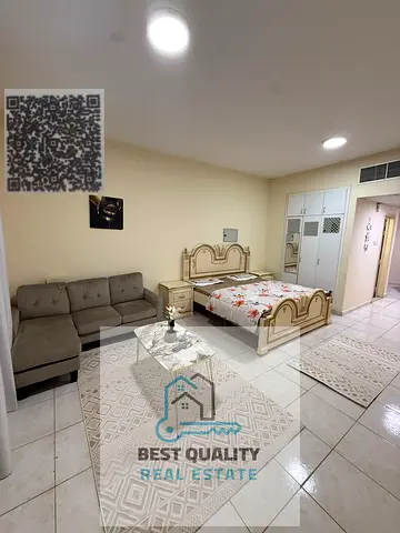Furnished Studio for Monthly Rent in Ajman – Al Nuaimiya 2, Near Luluat Al Khaleej