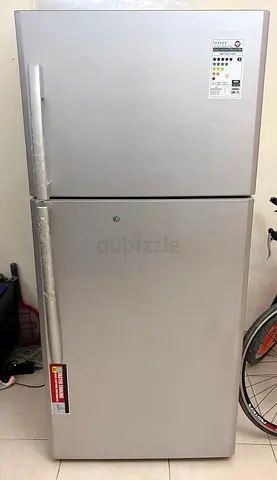 Selling our old fridge because we just upgraded to a new one!