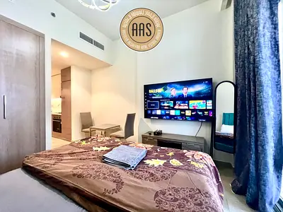 Fully furnished Studio apartment with fully fitted kitchen only 46k ready to move