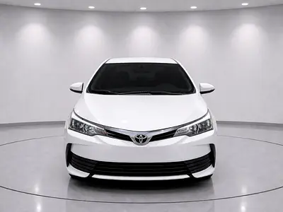 Toyota Corolla 2018 - GCC Specs - White / Beige Interior - 2 keys