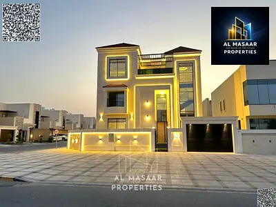 Modern corner villa with high-end finishes, freehold ownership, and ample parking space for 15 cars in front of the villa. Don't miss this opportunity
