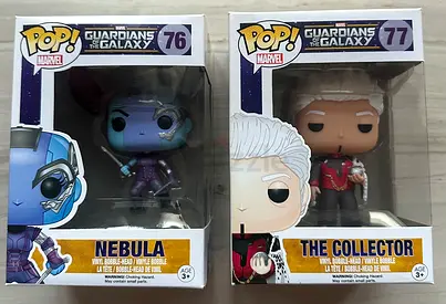 Funko Pop! Guardians of the Galaxy Nebula #76  The Collector #77 - Set of 2