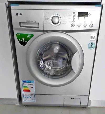 LG inverter Direct Drive Front Load Washing Machine 7kg - Silver, perfect Working Condition new