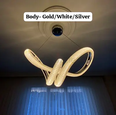 Modern LED Ring Chandelier Light | Luxury Ceiling Light | Home Decor