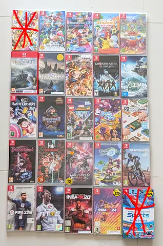 Nintendo Switch Games Mario, fifa, sports, Zelda, Hogwarts, fire emblem، NBA, dragon ball, pokemon