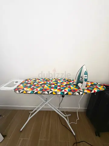 Iron and ironing board
