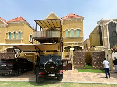 اغتنم الفرصة وامتلك فيلا فاخرة من 5 غرف نوم تصميمات مودرن بتشطيبات راقية في منطقة المويهات 3  التي تعد إحدى أجمل وأهدأ مناطق عجمان