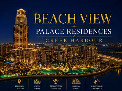 Palace Residences | Fully Furnished | Stunning Canal View | No Commission | Mid Floor