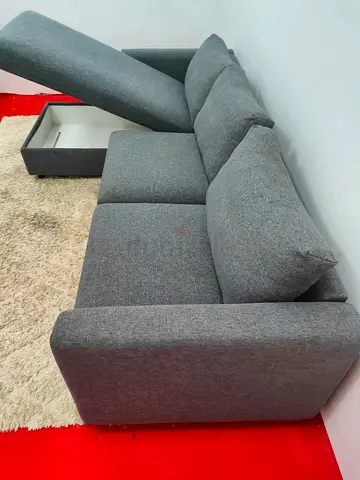 Ikea vimle gray color lshape sofabed